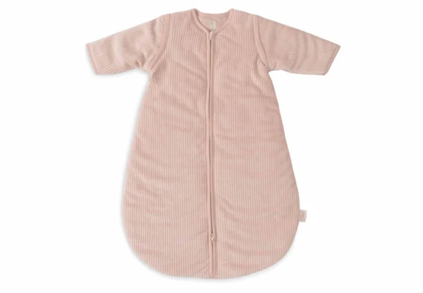 Baby Slaapzak met Afritsbare Mouw - Rib Color: Wild Rose